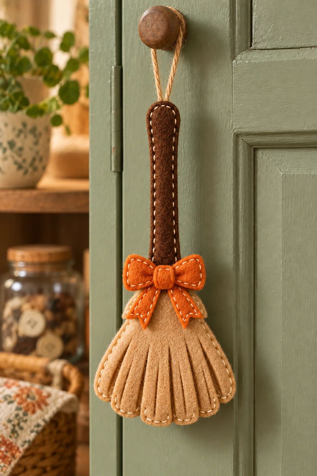 Felt Broom Ornament Free Pattern (Printable PDF) – My Craft Hobby