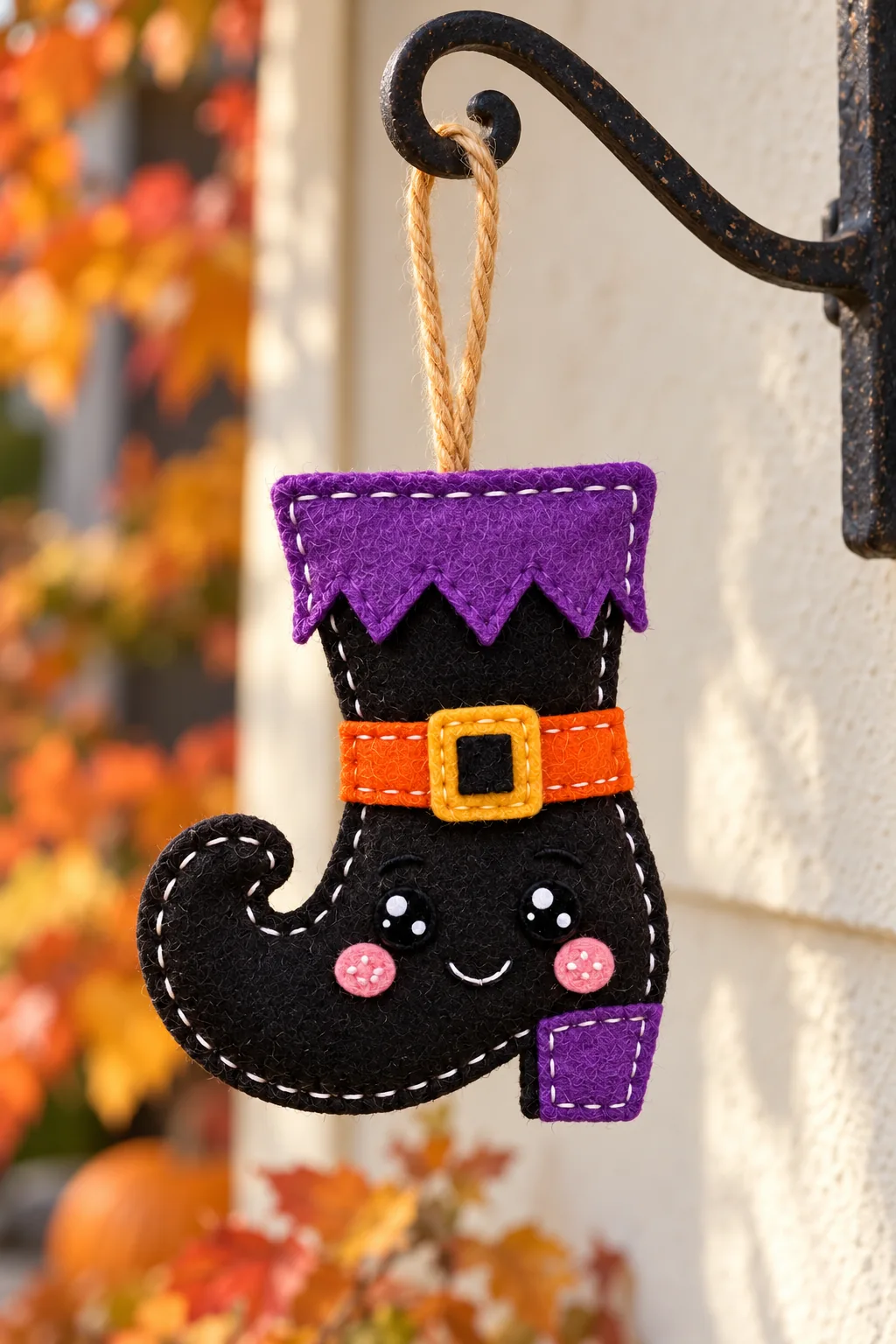 Felt Witch Boot Ornament Free Pattern (Printable PDF) – My Craft Hobby